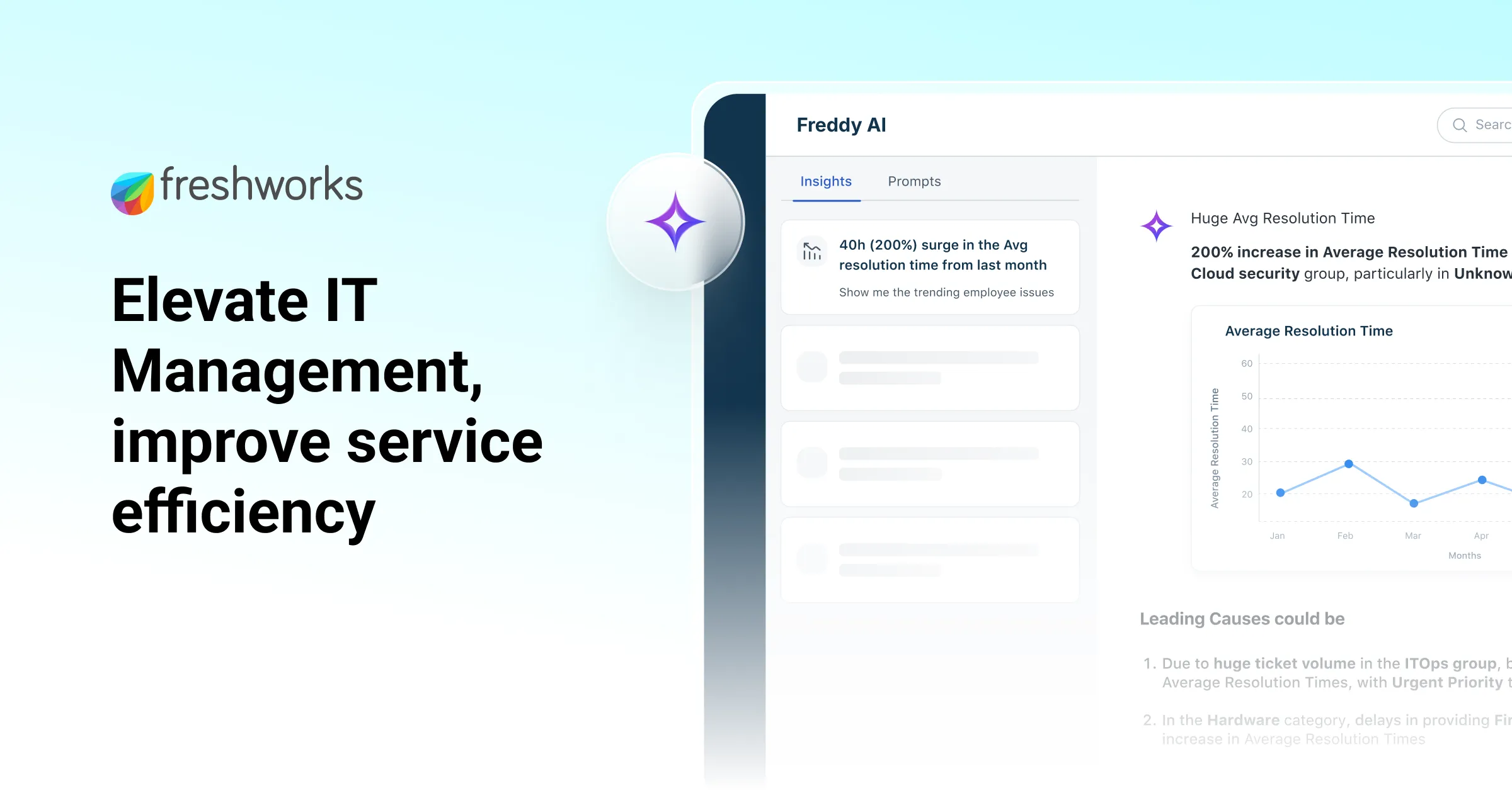 Freddy AI - intelligent automation and self-service for Freshdesk Omni