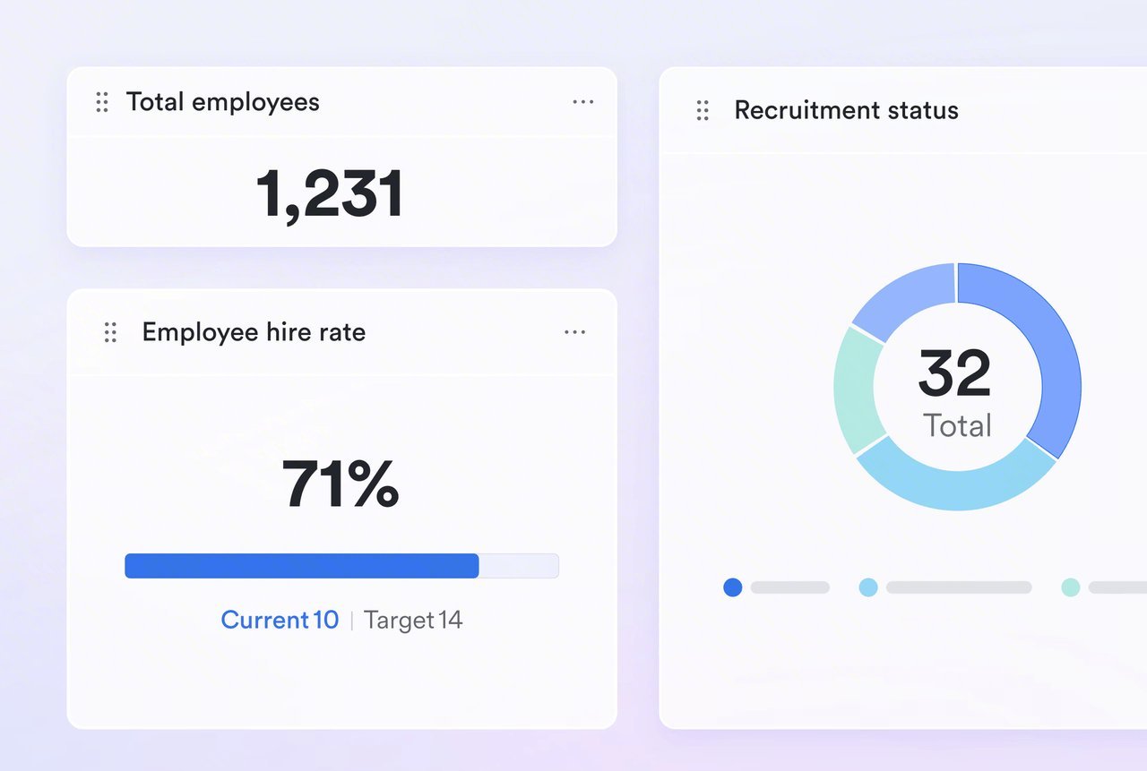 Lark HR Management template - manage staff and track interviews